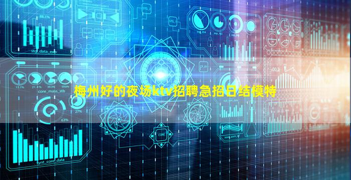 梅州好的夜场ktv招聘急招日结模特